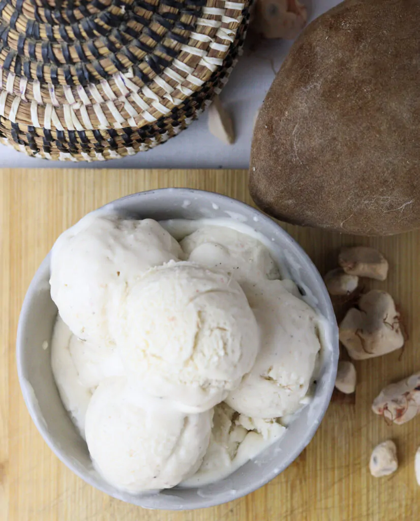 image of baoab ice cream in a bowl